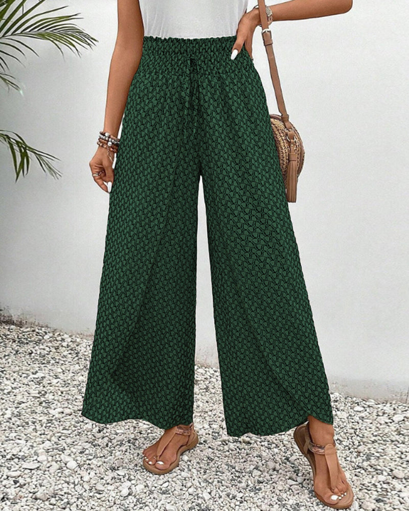 Lisette™ | Hose mit weitem Bein und geometrischem Druck