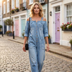 Ina | Lässiger Jumpsuit mit Knopfleiste und Taschen