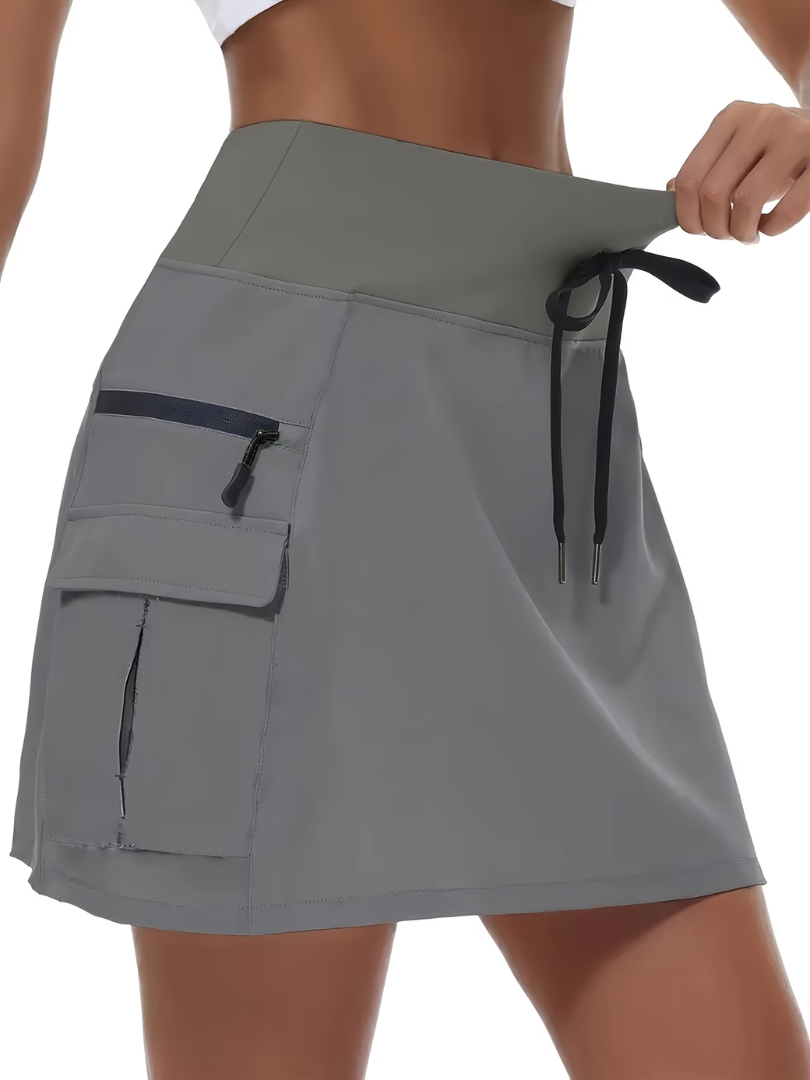 Nora | Bequeme Rock-Shorts mit hoher Taille und Taschen
