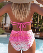 Linnea | Hochgeschnittener Bikini mit Neckholder und Zierschnalle
