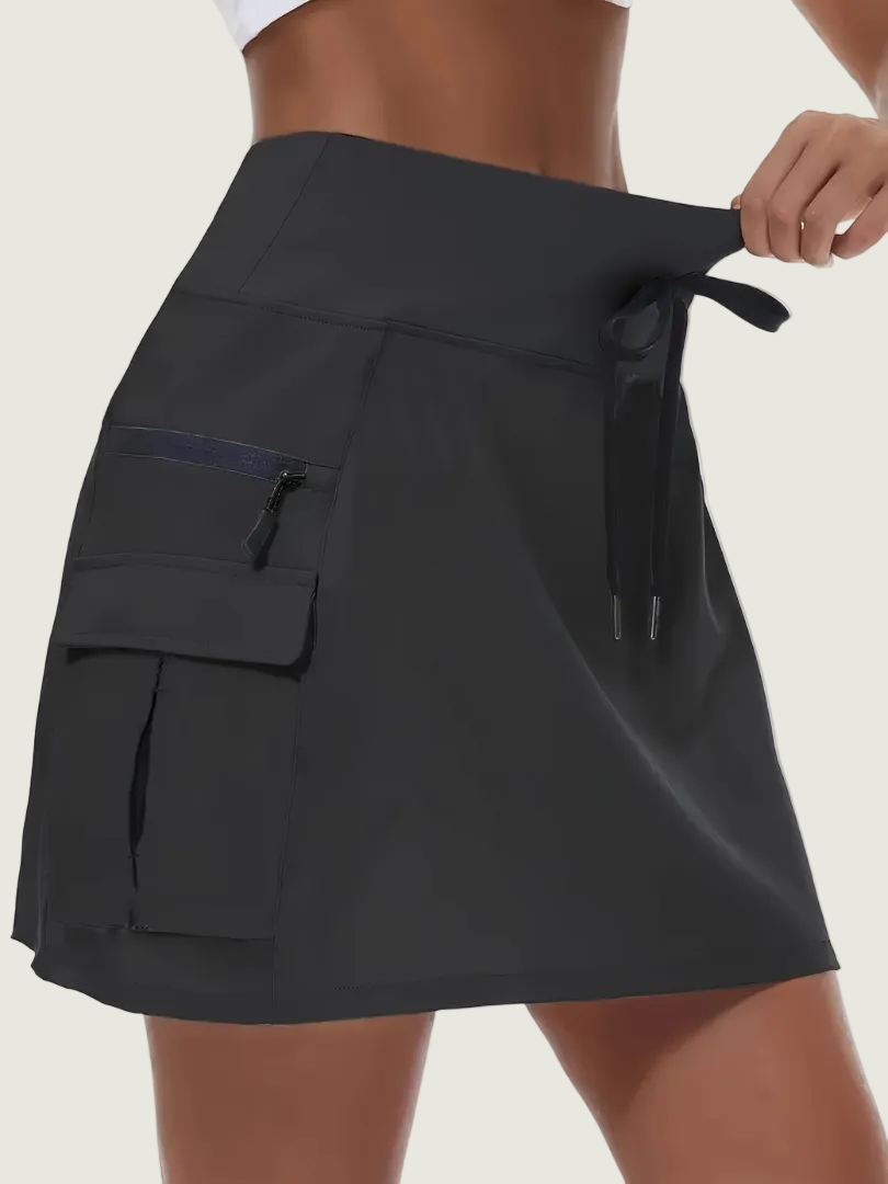 Nora | Bequeme Rock-Shorts mit hoher Taille und Taschen