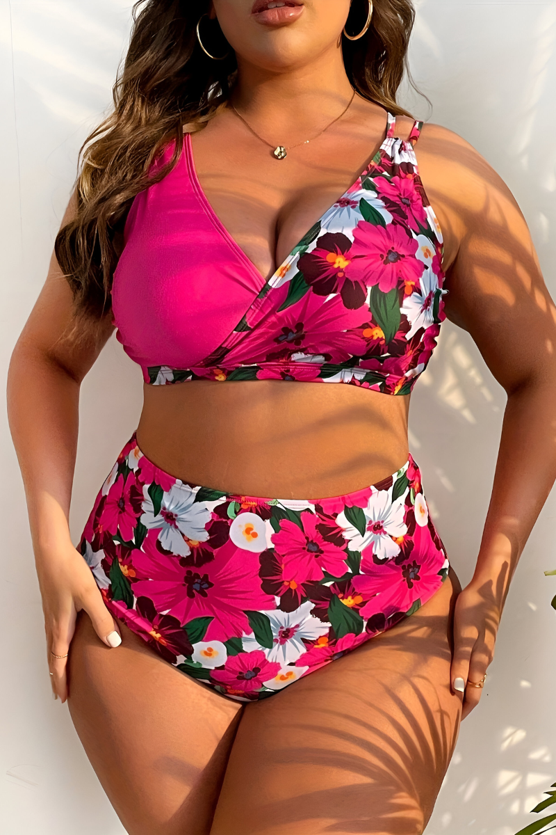 Nela™ | Figurformender Plus-Size-Bikini mit Bauchkontrolle