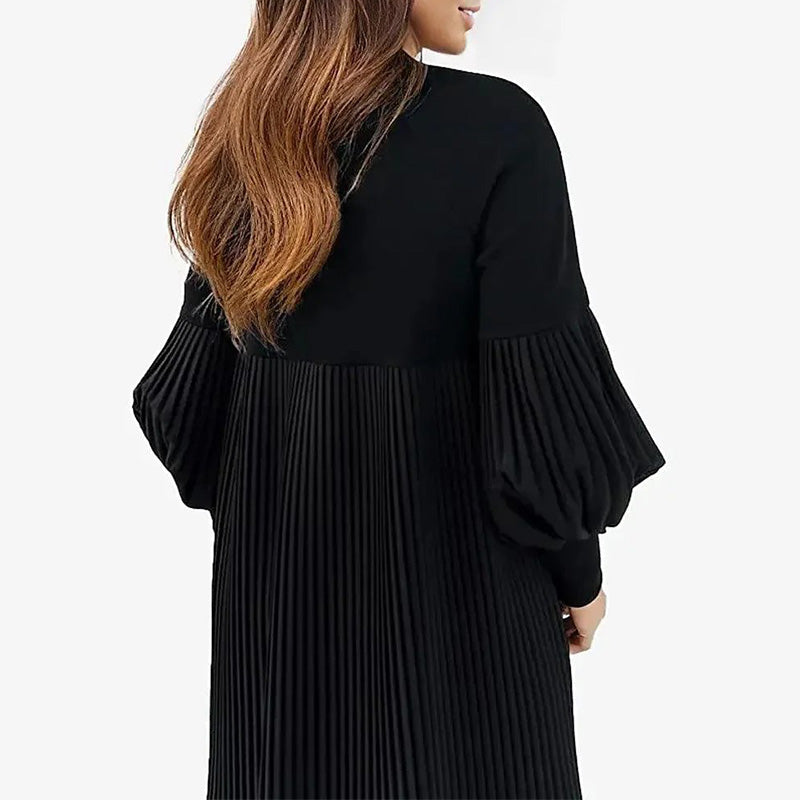 Avelyn™ | Elegantes Plisseekleid mit Laternenärmeln