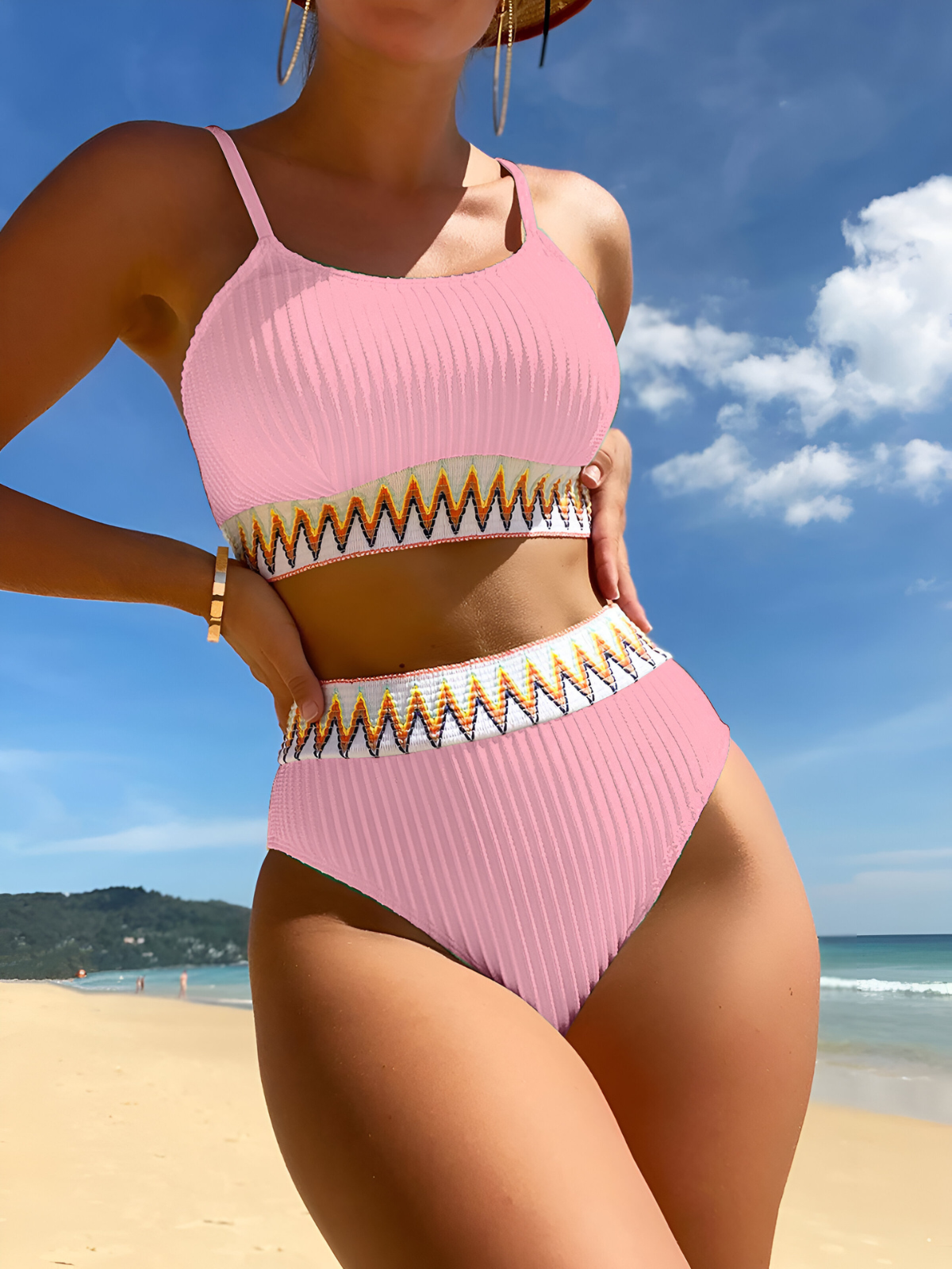 Athena™ | High-Waist Bikini mit Push-up und Bauchkontrolle