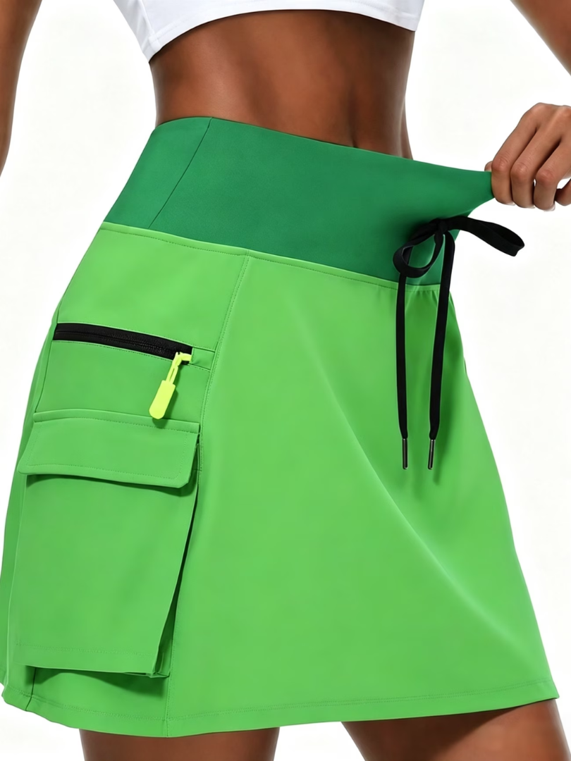 Nora | Bequeme Rock-Shorts mit hoher Taille und Taschen