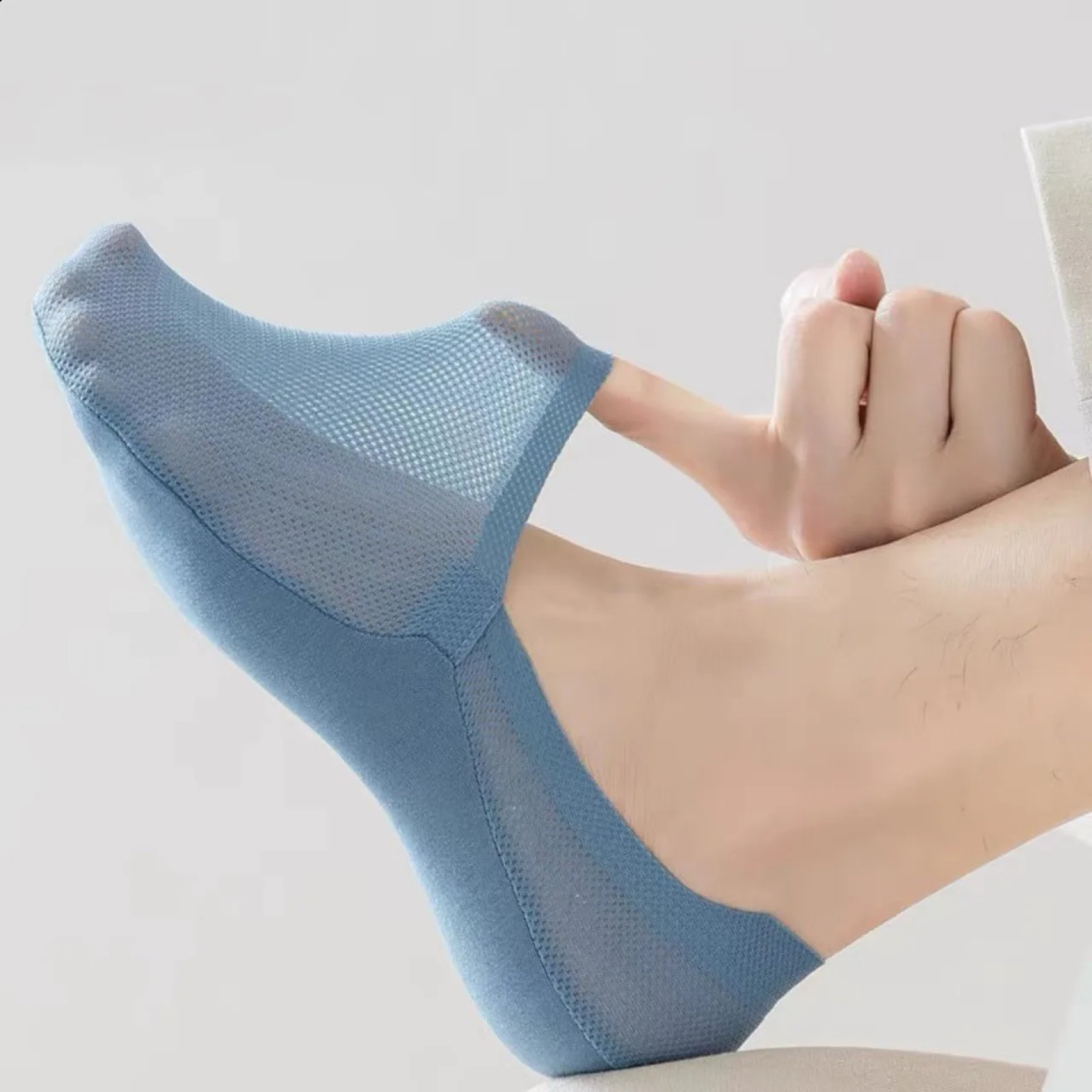 Anna | Unsichtbare Antirutsch-Sneakersocken mit Fersenhalt