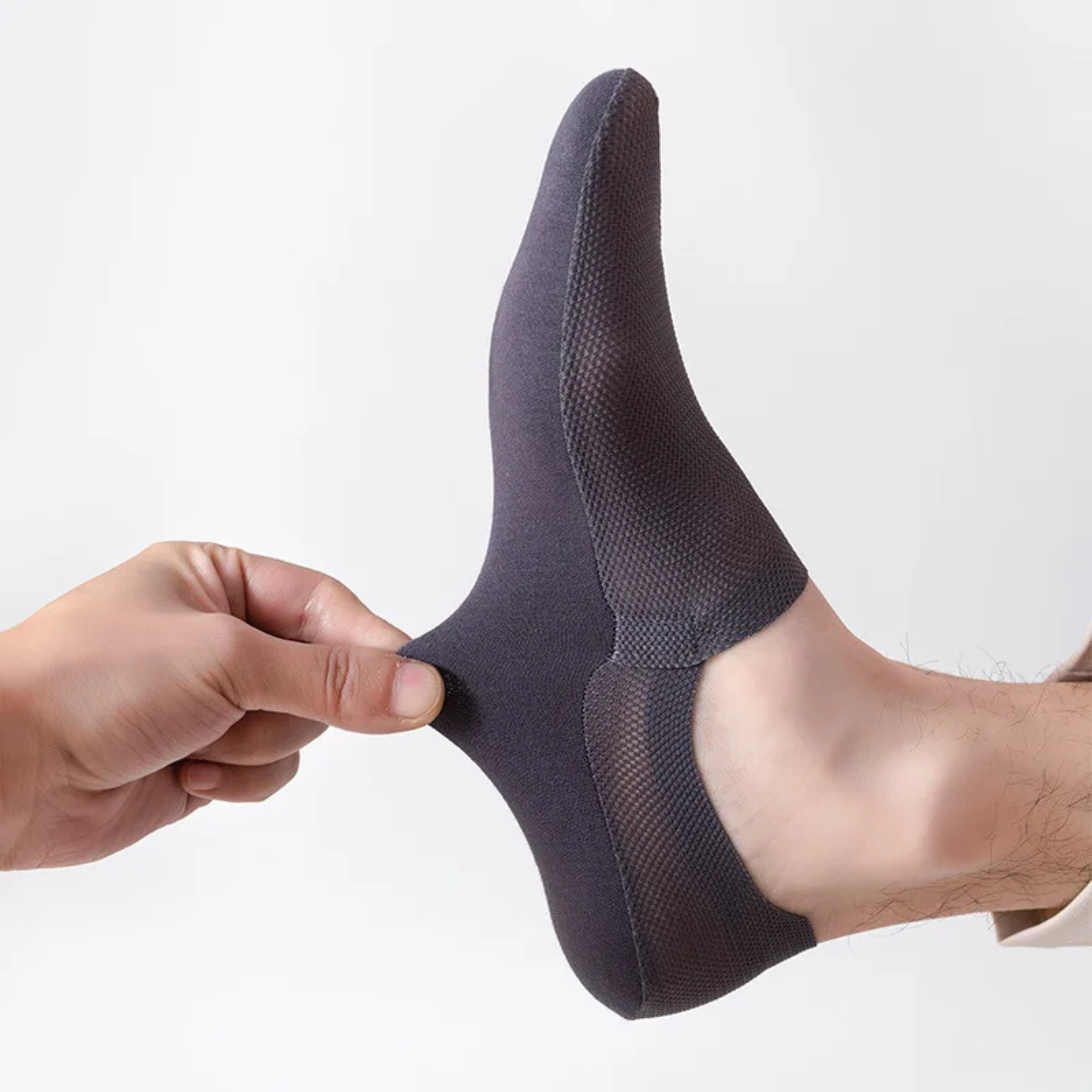 Anna | Unsichtbare Antirutsch-Sneakersocken mit Fersenhalt