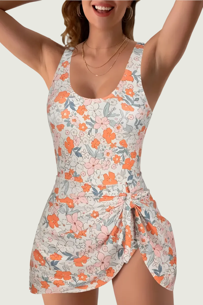 Noëlla™ | Elegantes Swimdress mit Schleifendetail und Bauchkontrolle