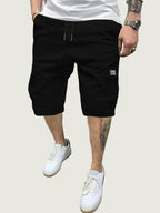 Jetzt 1+1 | Stefan™ | Lässige Herren-Cargo-Shorts mit verstellbarem Kordelzug