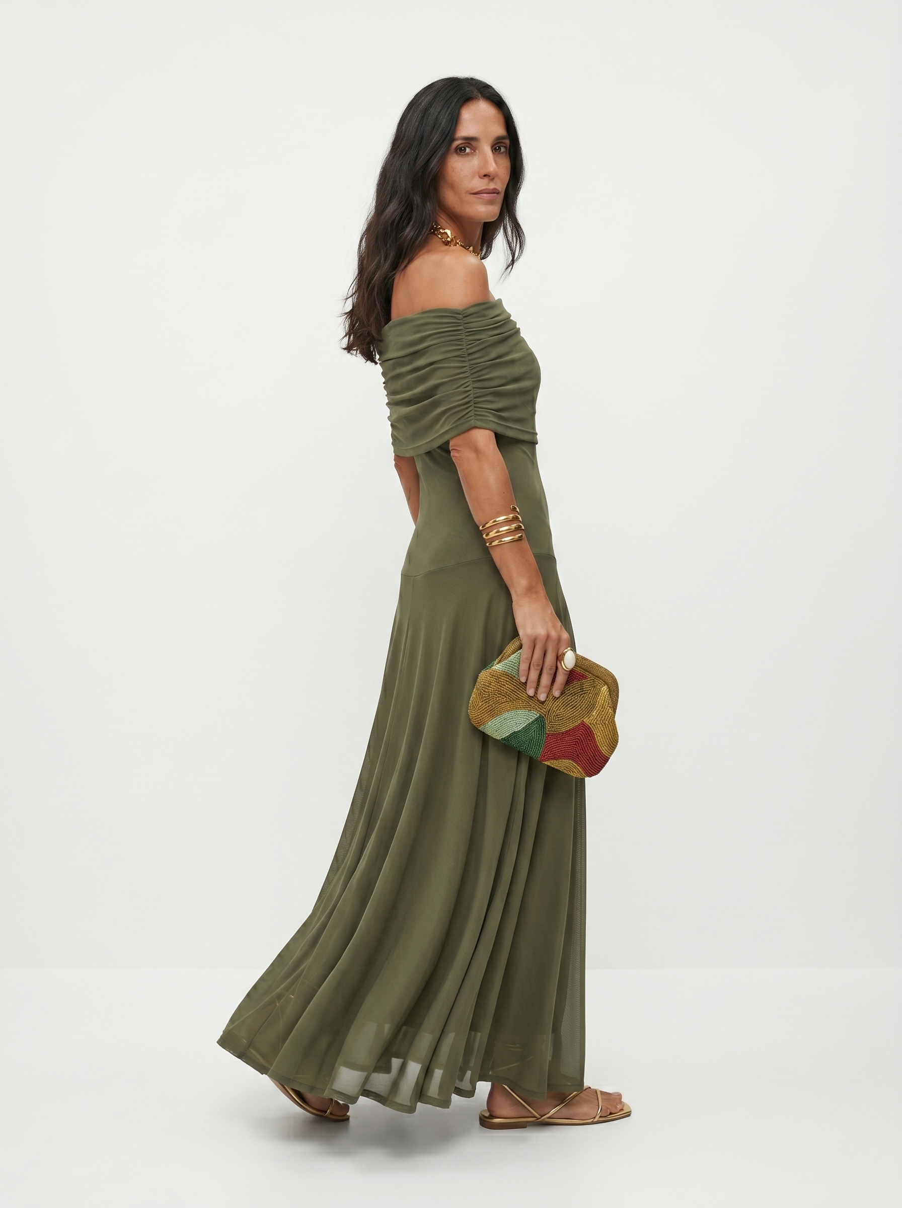 Hannah | Elegantes One-Shoulder-Maxikleid