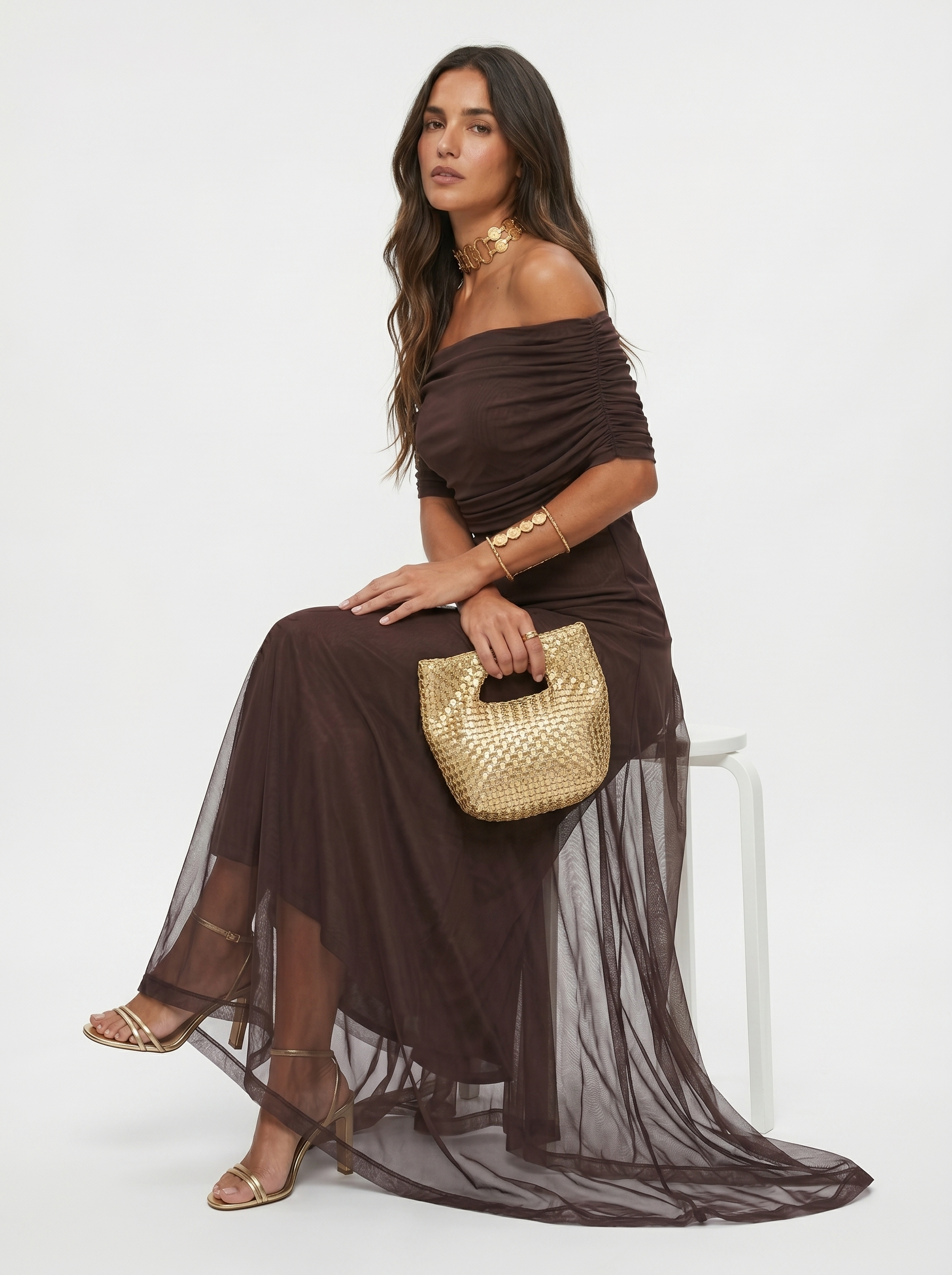 Hannah | Elegantes One-Shoulder-Maxikleid