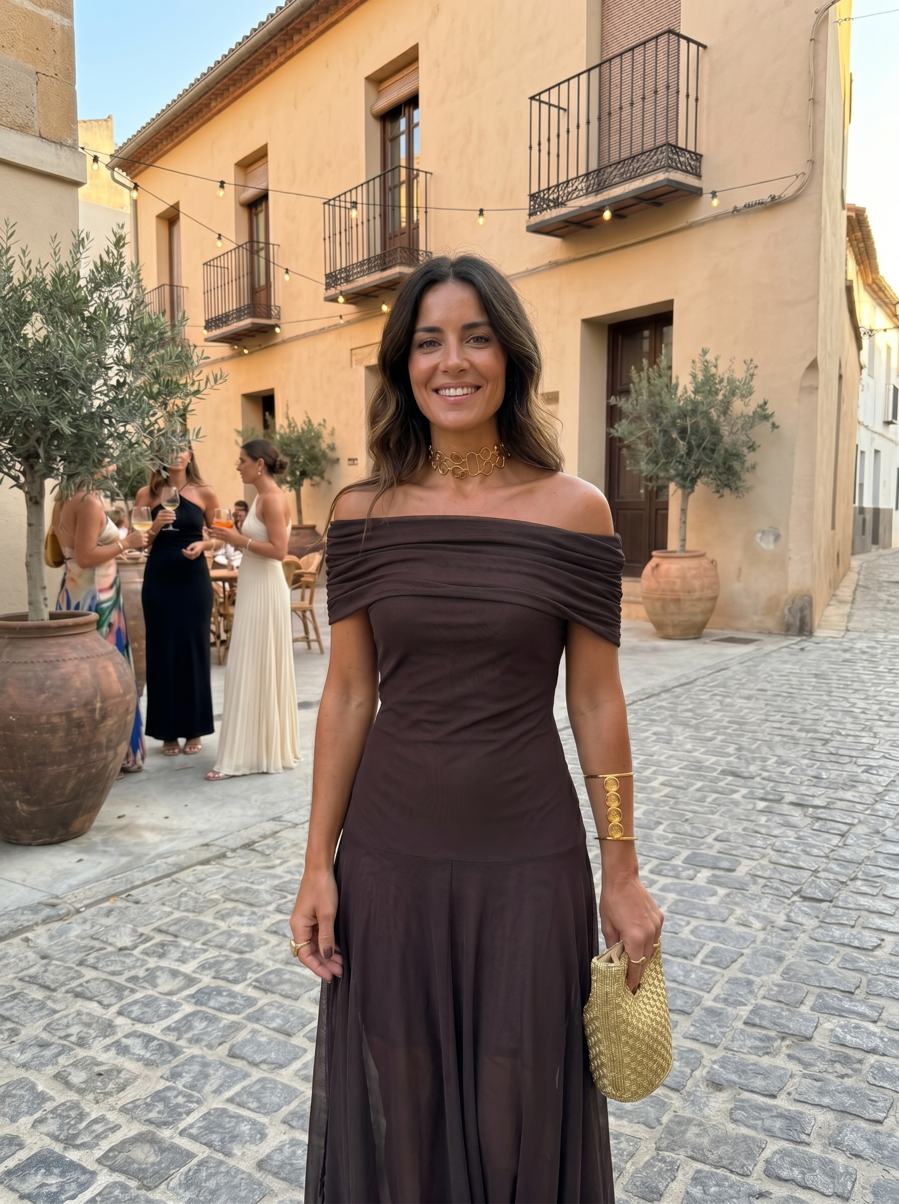 Hannah | Elegantes One-Shoulder-Maxikleid