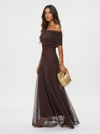 Hannah | Elegantes One-Shoulder-Maxikleid