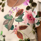 Héloïse™ | Fließendes Blumenkleid mit Rüschen