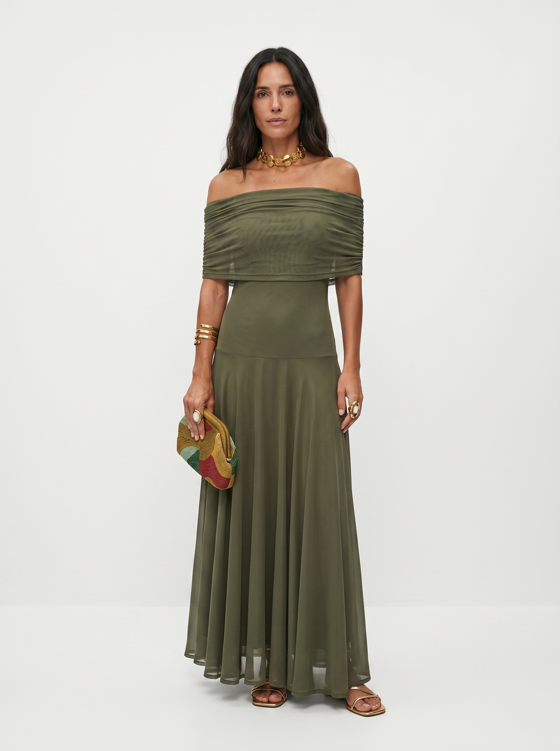 Hannah | Elegantes One-Shoulder-Maxikleid