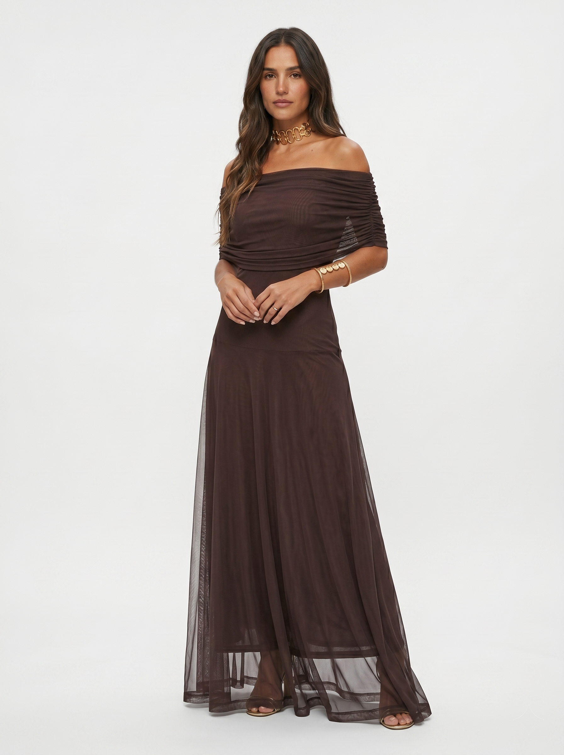 Hannah | Elegantes One-Shoulder-Maxikleid