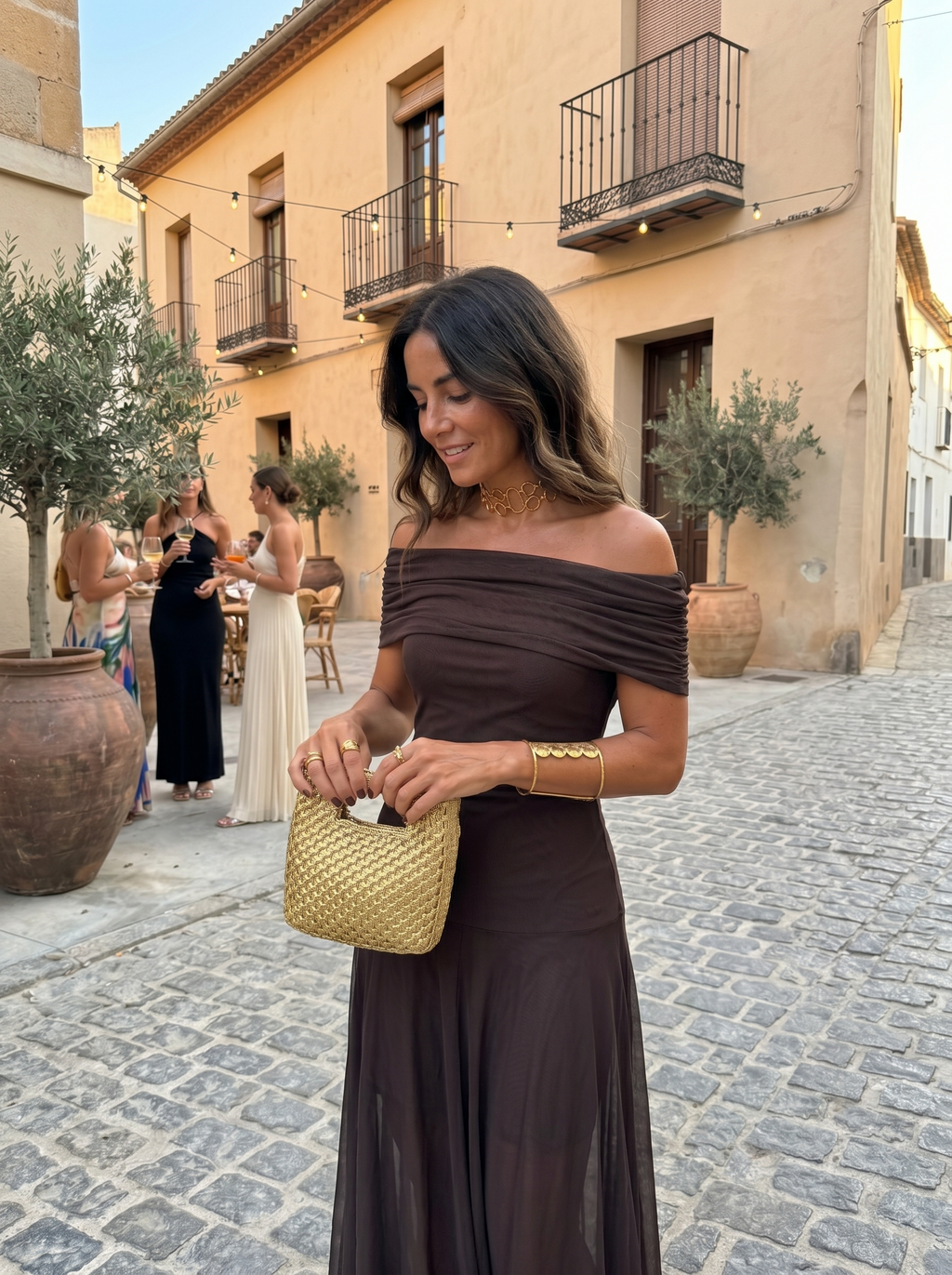 Hannah | Elegantes One-Shoulder-Maxikleid