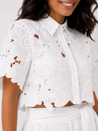 Celia | Elegantes zweiteiliges Set mit feinen Musterdetails