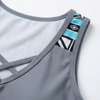 Sandra | Sportlicher Tankini mit Ethno-Muster und Shorts