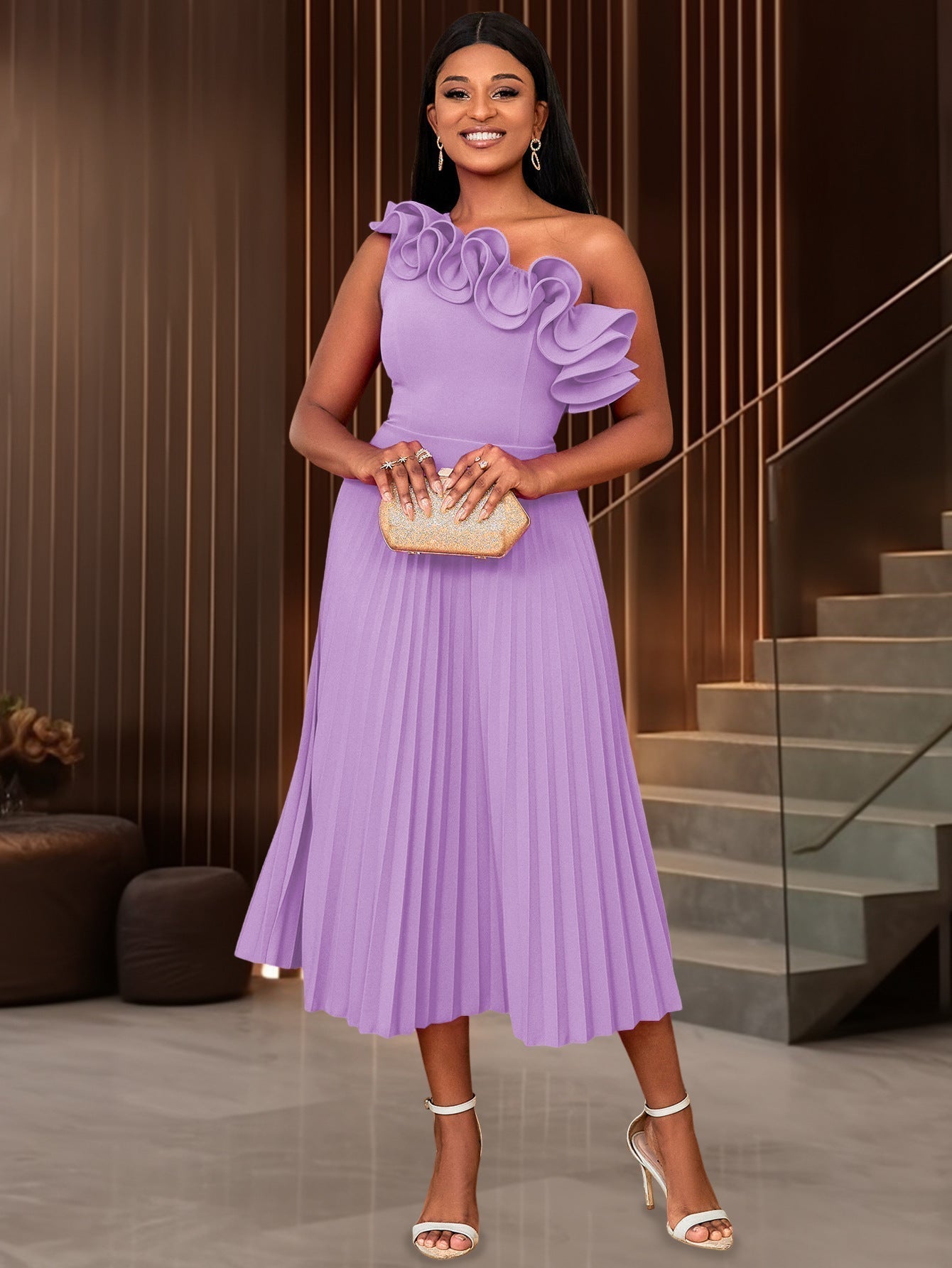 Adi™ | Asymmetrisches One-Shoulder-Abendkleid