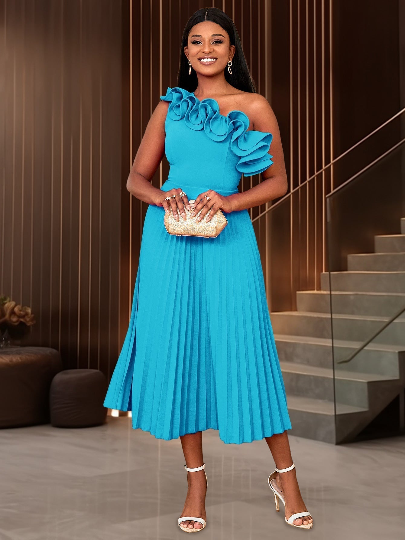 Adi™ | Asymmetrisches One-Shoulder-Abendkleid