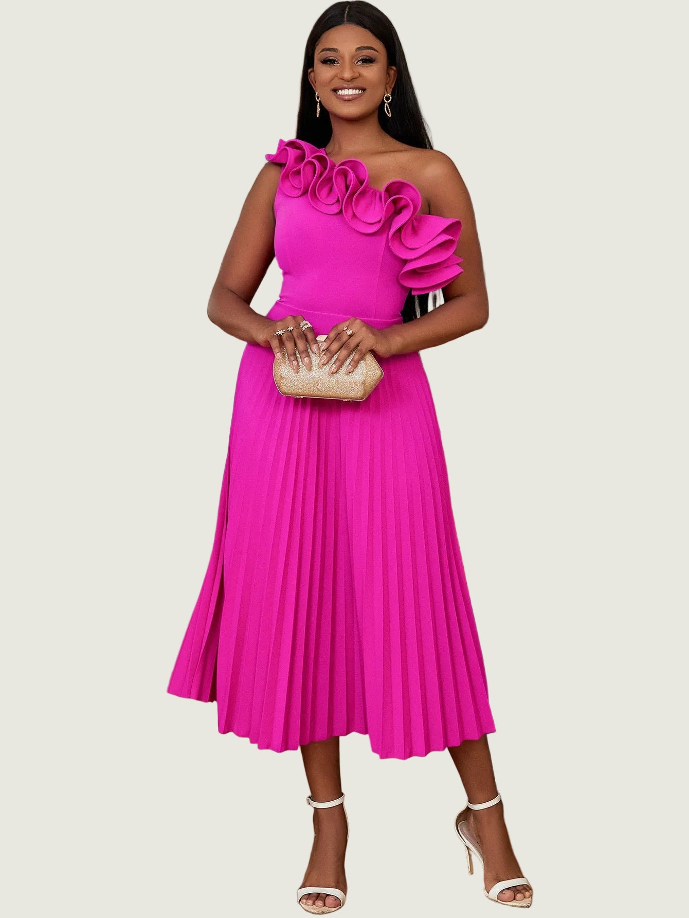 Adi™ | Asymmetrisches One-Shoulder-Abendkleid
