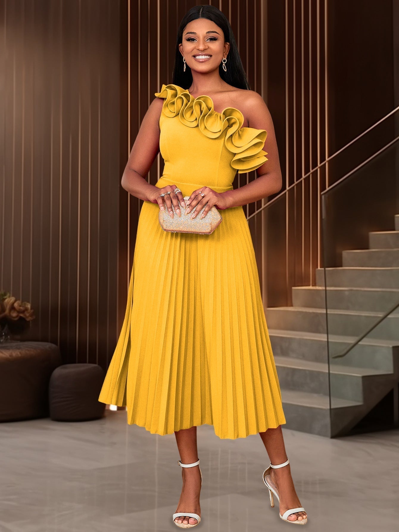 Adi™ | Asymmetrisches One-Shoulder-Abendkleid