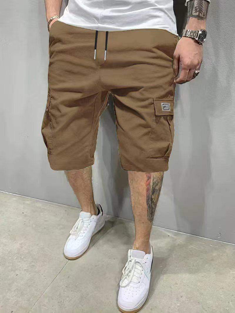 Jetzt 1+1 | Stefan™ | Lässige Herren-Cargo-Shorts mit verstellbarem Kordelzug