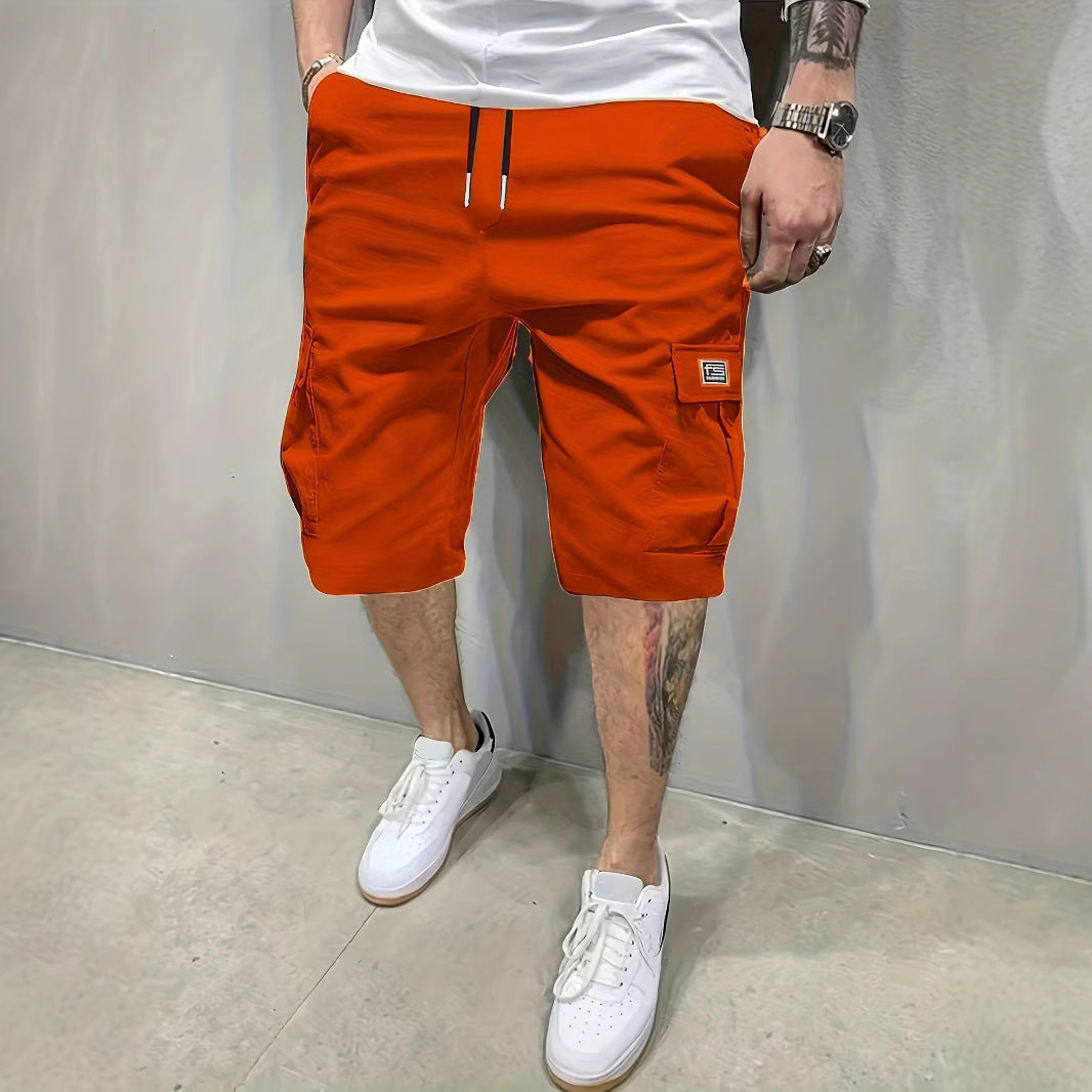 Jetzt 1+1 | Stefan™ | Lässige Herren-Cargo-Shorts mit verstellbarem Kordelzug