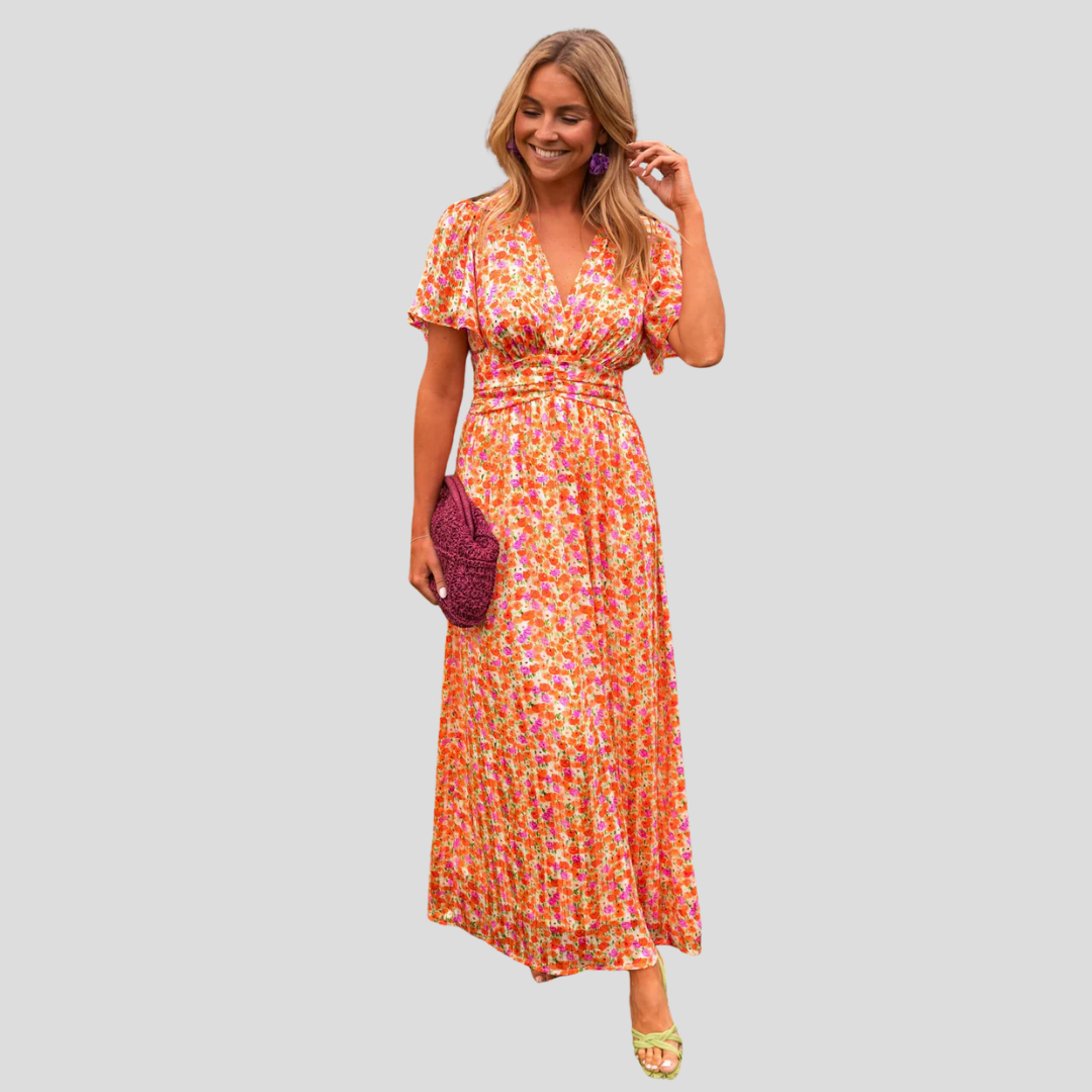 Emilia™ - Stilvolles & Bequemes Blumenkleid