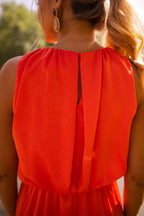 Marit | Elegantes Neckholder-Kleid mit Beinschlitz