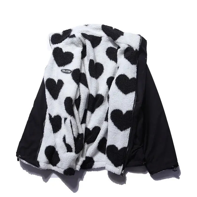 Anna™ | Wendbare Jacke mit Herzchen