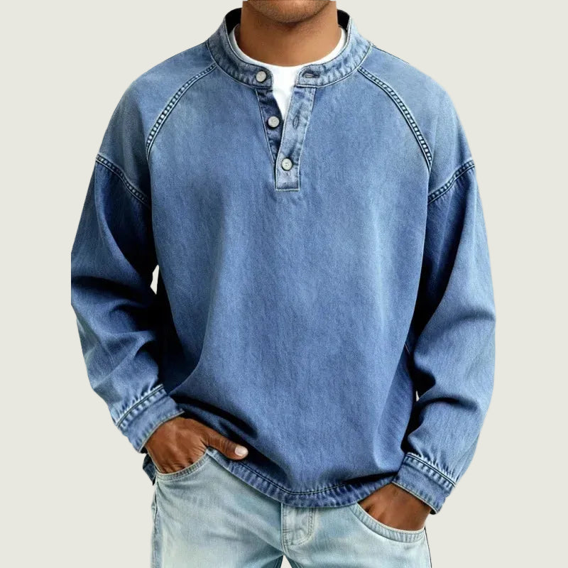 Michael™ | Vintage-Hemd mit Knopfleiste