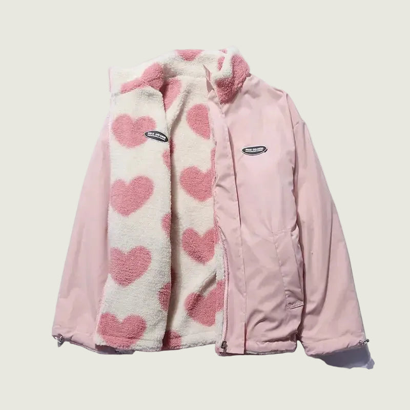 Anna™ | Wendbare Jacke mit Herzchen
