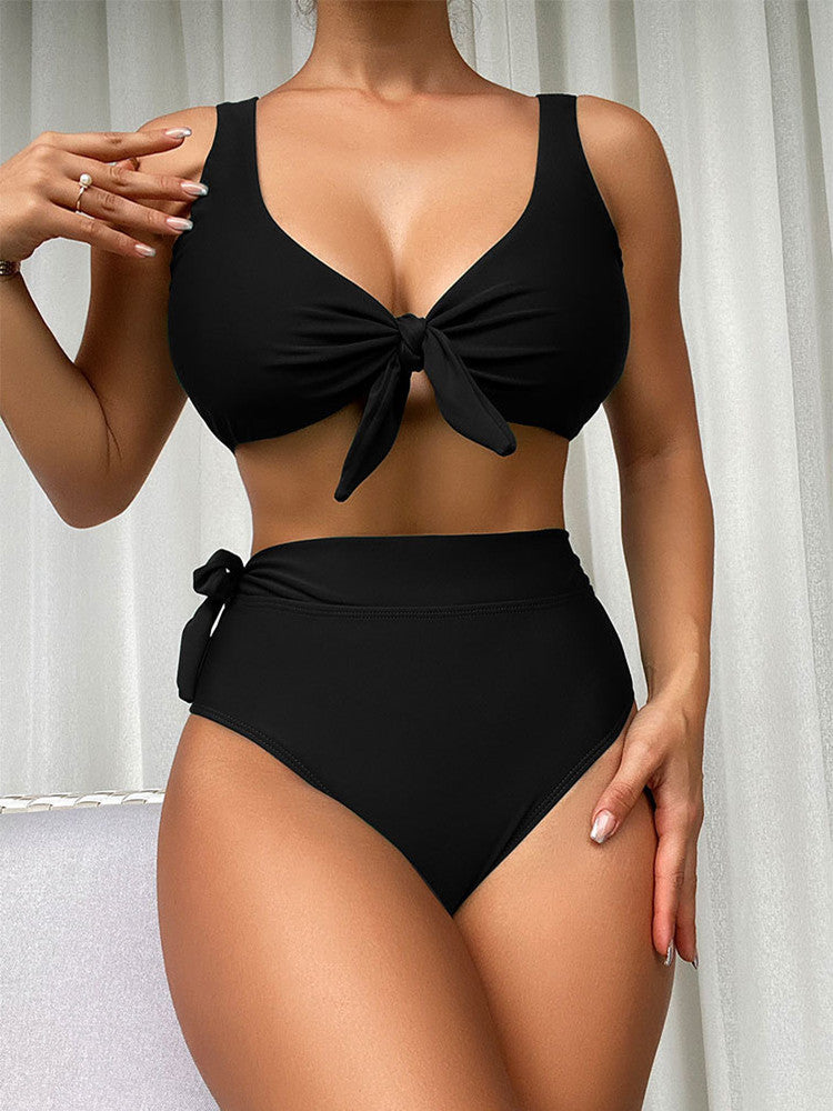 Alina™ | High-Waist Bikini mit Push-up und Bauchkontrolle