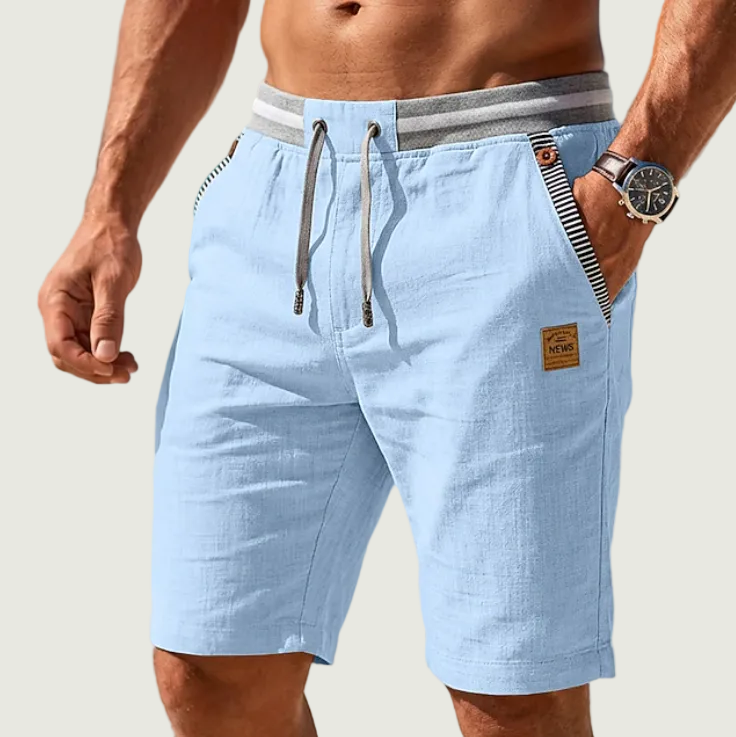 Matteo| Lässige Herren-Sommershort mit verstellbarem Tunnelzug