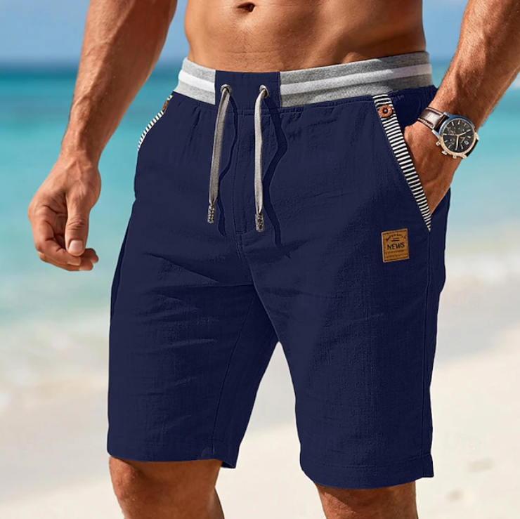 Matteo| Lässige Herren-Sommershort mit verstellbarem Tunnelzug