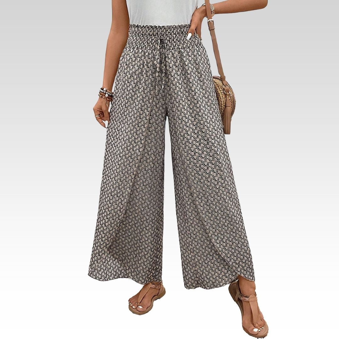 Lisette™ | Hose mit weitem Bein und geometrischem Druck