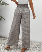 Lisette™ | Hose mit weitem Bein und geometrischem Druck