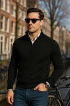 Leon™ | The Windsor Half-Zip Herrenpullover