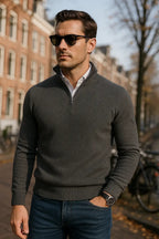 Leon™ | The Windsor Half-Zip Herrenpullover