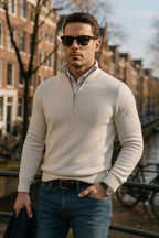 Leon™ | The Windsor Half-Zip Herrenpullover