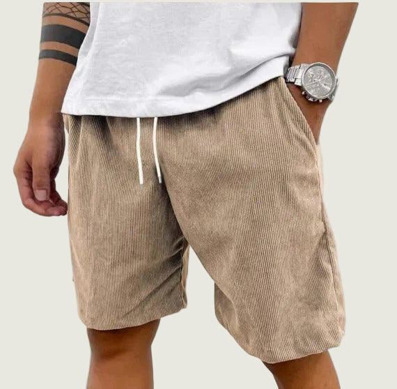 Peter™ | Herren Cordhose mit elastischem Bund| Bequeme Shorts