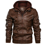 Matheo |  Lässige Herrenjacke mit Stehkragen im Bikerstil