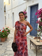 Hannah | Elegantes One-Shoulder-Maxikleid