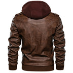Matheo |  Lässige Herrenjacke mit Stehkragen im Bikerstil
