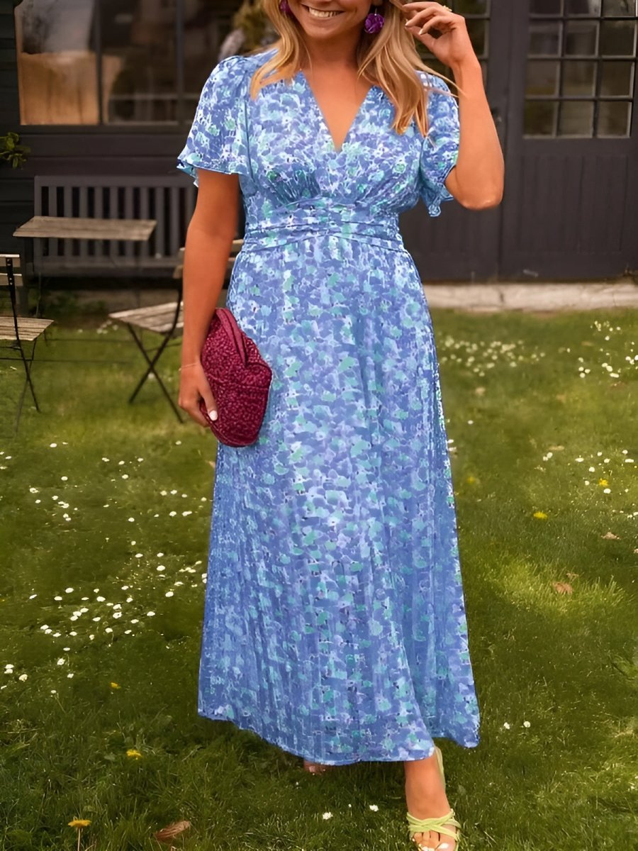 Emilia™ - Stilvolles & Bequemes Blumenkleid
