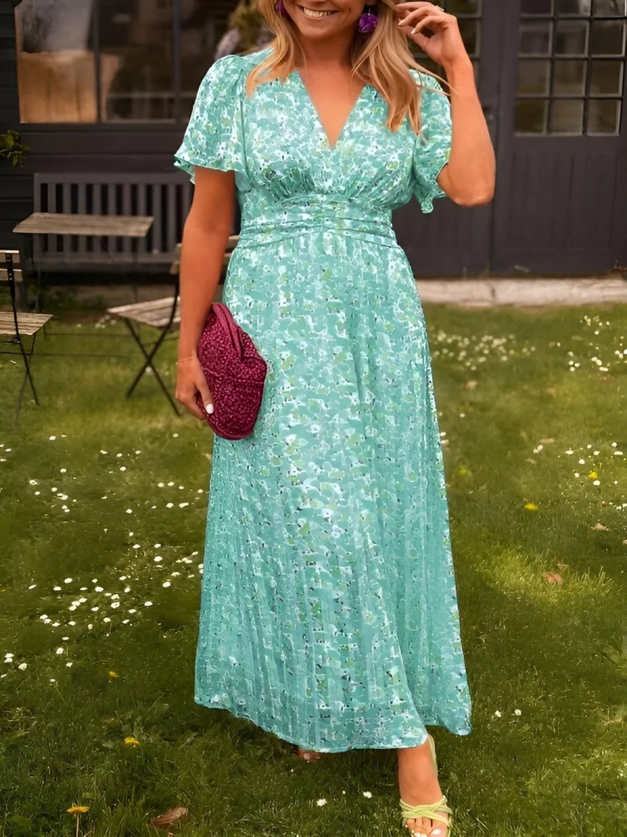 Emilia™ - Stilvolles & Bequemes Blumenkleid