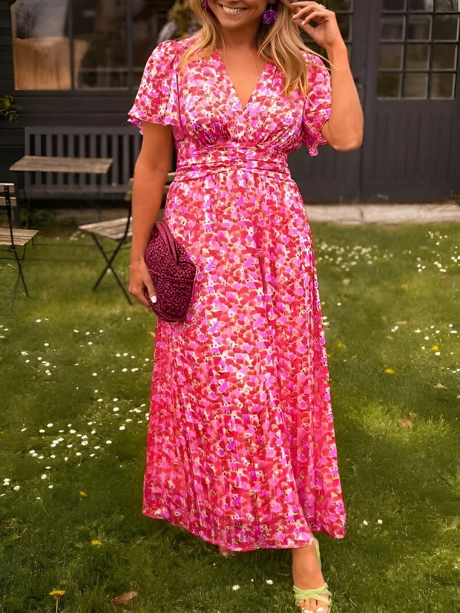 Emilia™ - Stilvolles & Bequemes Blumenkleid