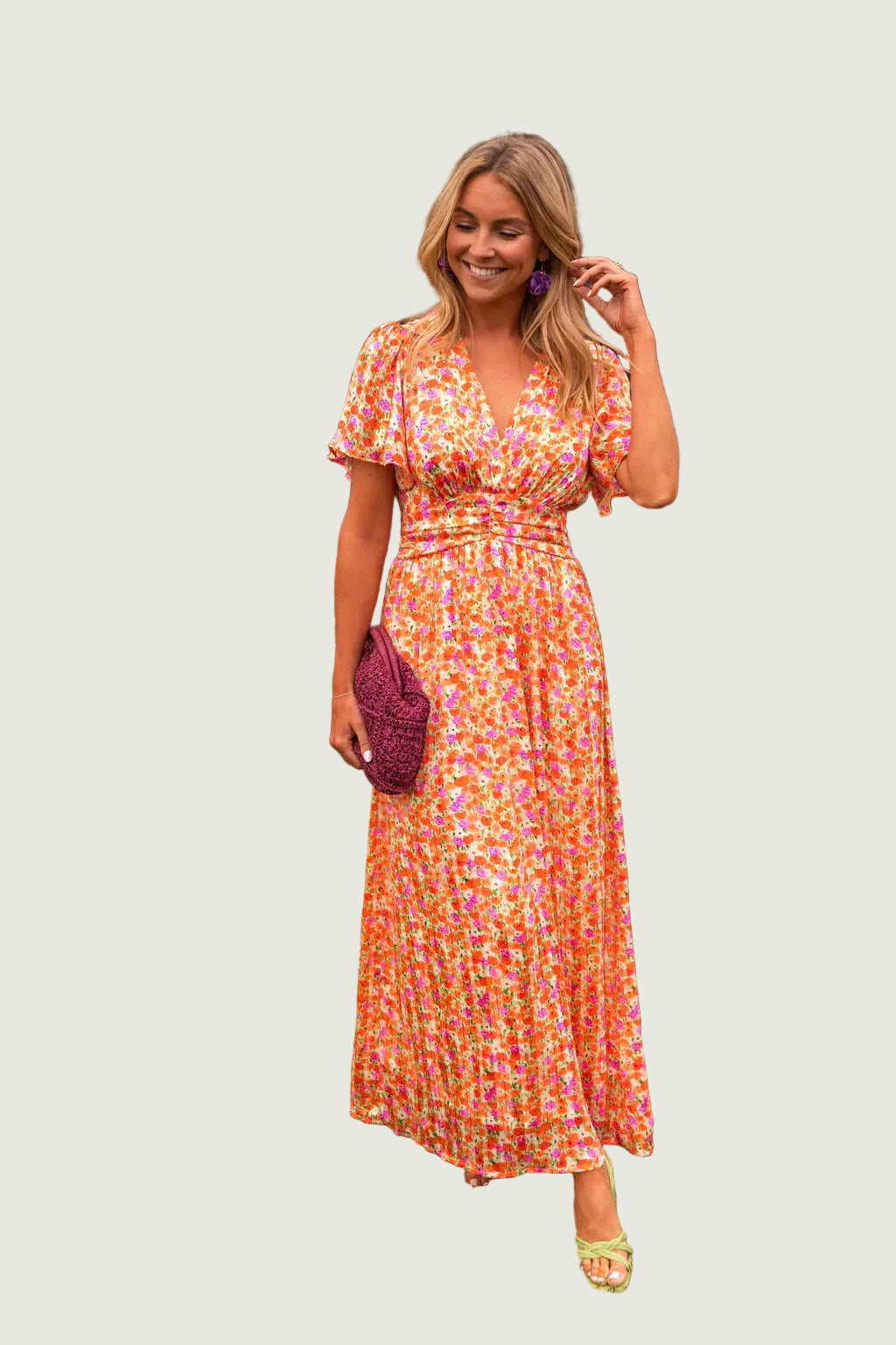 Emilia™ - Stilvolles & Bequemes Blumenkleid